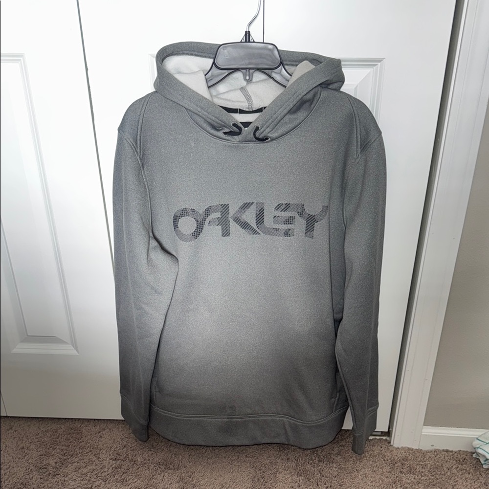 Oakley Gray Sweatshirt Hoodie Pullover